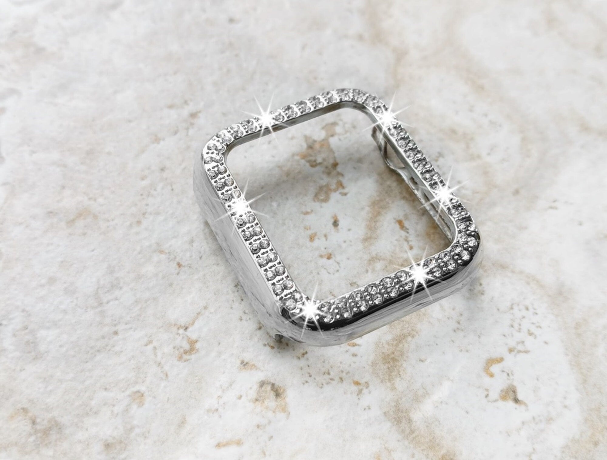 Apple Watch Crystal Bezel Bling Case Cover for Ultra 2 9 8 7 SE 6 5 4 3 2 Series 49mm 45mm 44mm 42mm 41mm 40mm 38mm Protective Bumper Frame